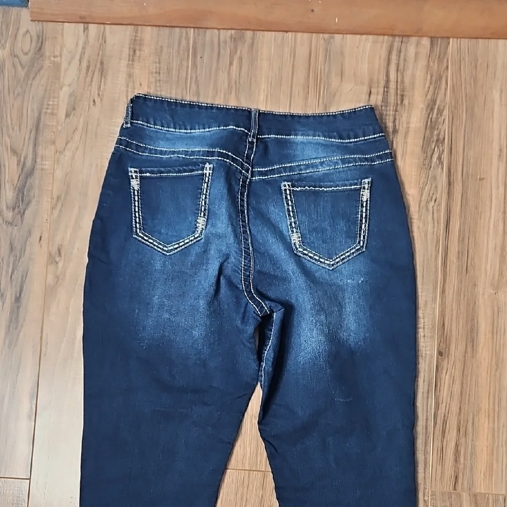 Maurices Women's High Rise Jeggings Denim Jeans Large - Picture 9 of 9